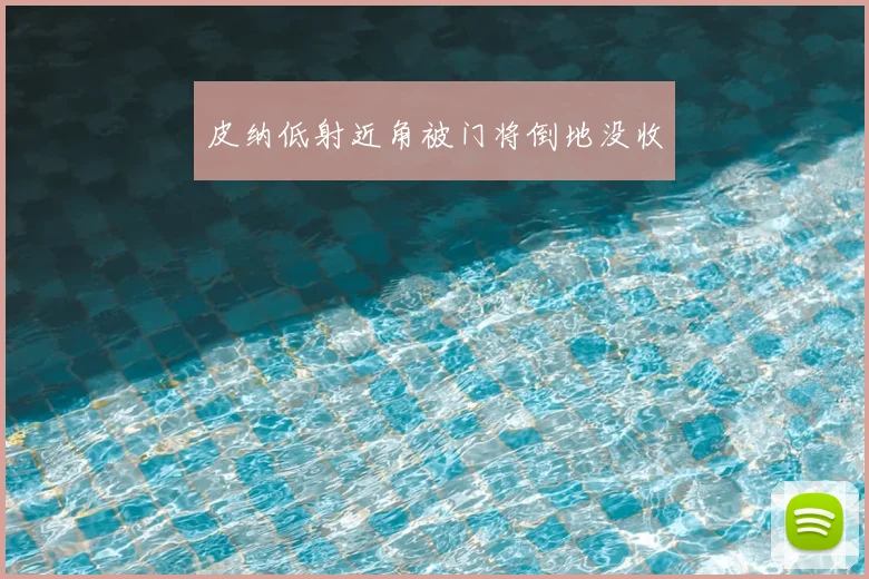 皮纳低射近角被门将倒地没收