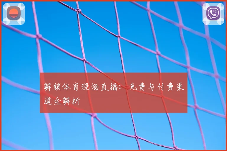 解锁体育现场直播：免费与付费渠道全解析